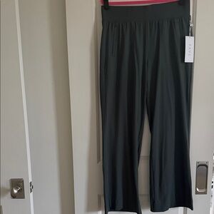 Tavi Brushed Tec Knit Wide-Leg Pants